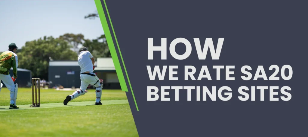 Important criteria for choosing the best bookmakers for SA20 betting