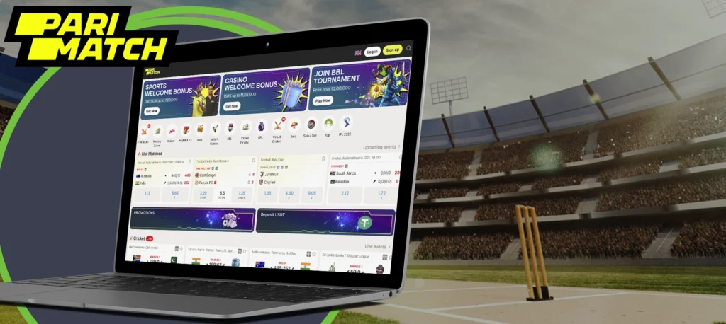 Parimatch bookmaker website in India