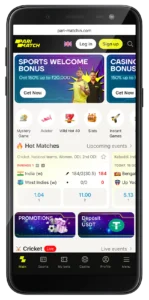 Parimatch mobile app