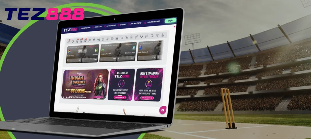 Tez888 bookmaker website in India