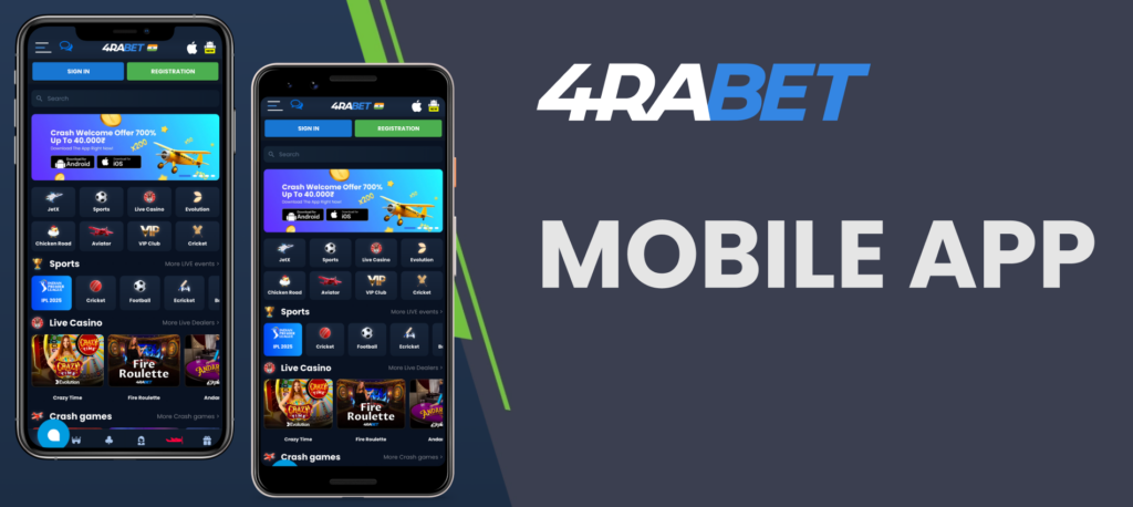 4rabet Mobile App for Android & iOS