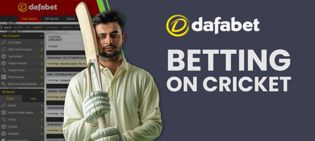 Cricket betting with top tournaments