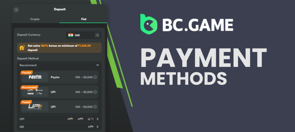 BC.Game Payment Methods