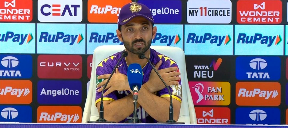 Ajinkya Rahane shies away from commenting on the state of the pitch at Eden Gardens after the defeat to LSG