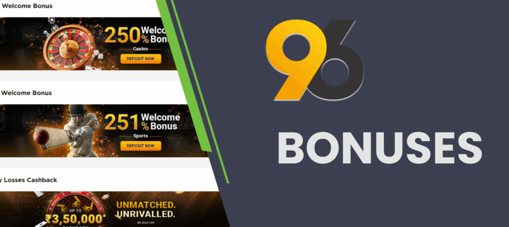 96IN Bonus for New Players