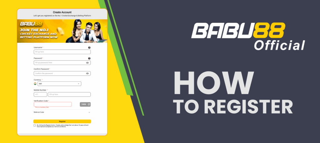 Babu88 registration India