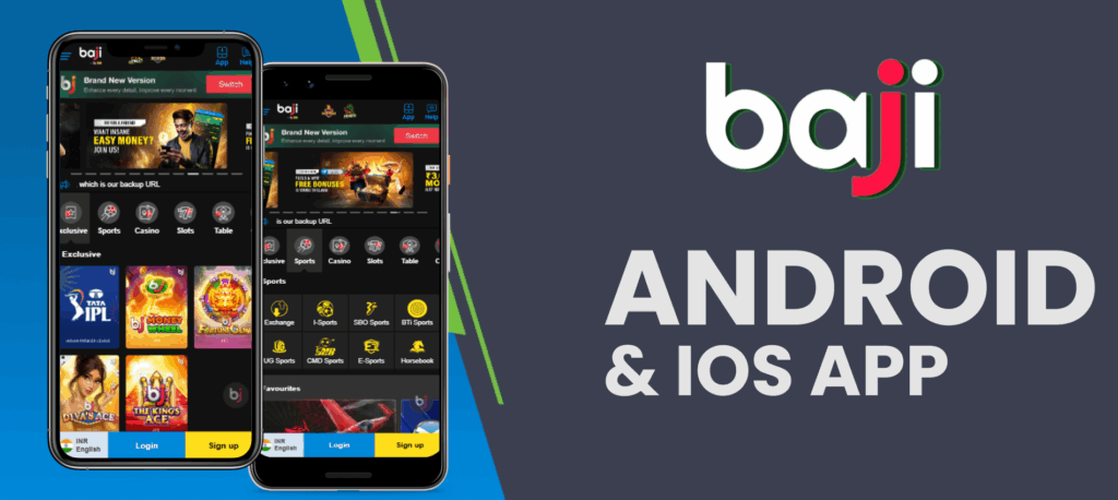 Using the Baji Live mobile app