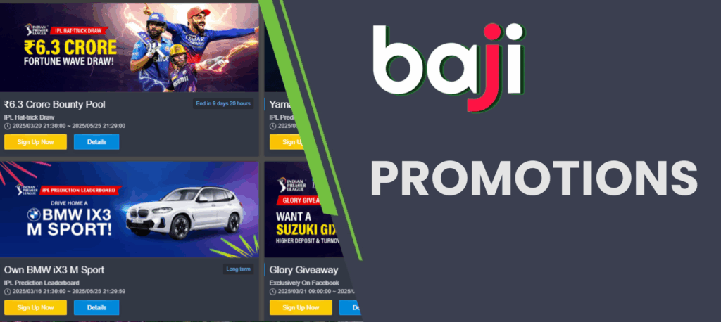 Baji Live ongoing user rewards