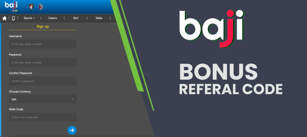 Baji Live betting bonus guide