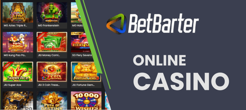 Play in casino with Betbarter