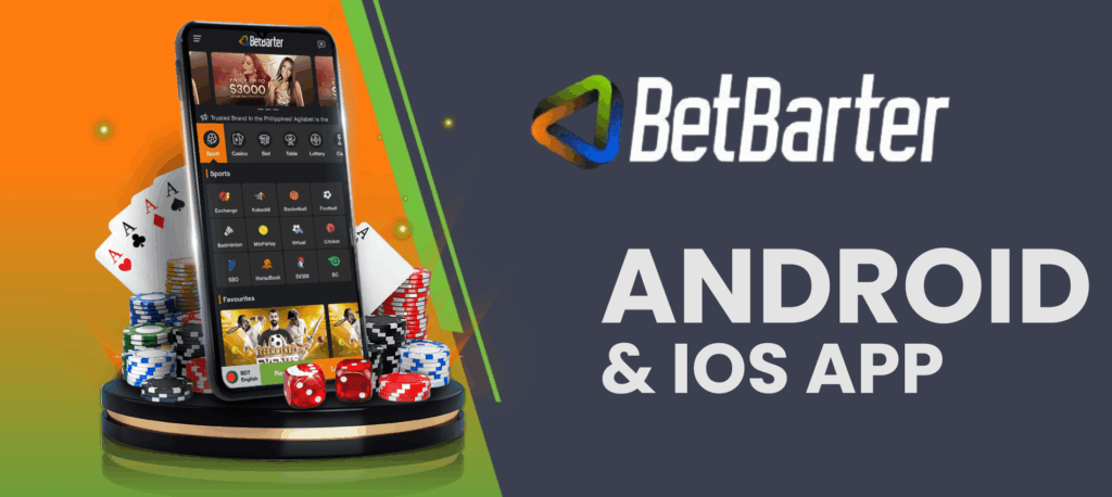 Using the Betbarter mobile app