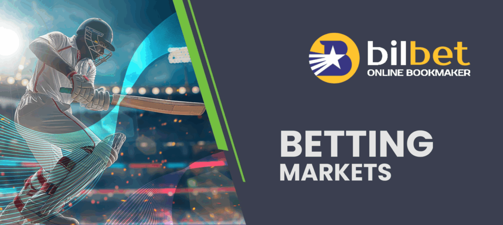 Sports betting markets on the Bilbet website in India
