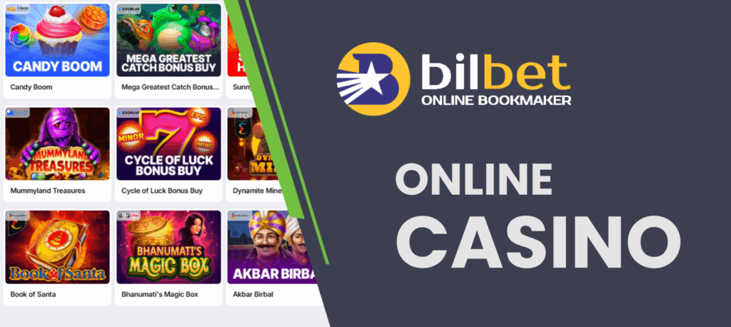 Play in casino with Bilbet