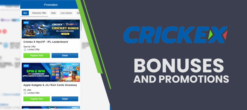 Crickex Bonus for New Players