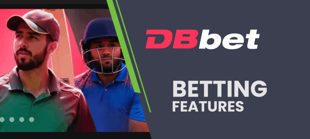 Large selection of sporting events on the DBbet website