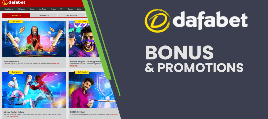 Dafabet promotions for Indian players