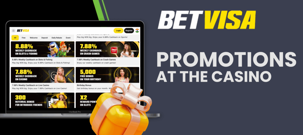 Casino promotions and bonus perks Betvisa