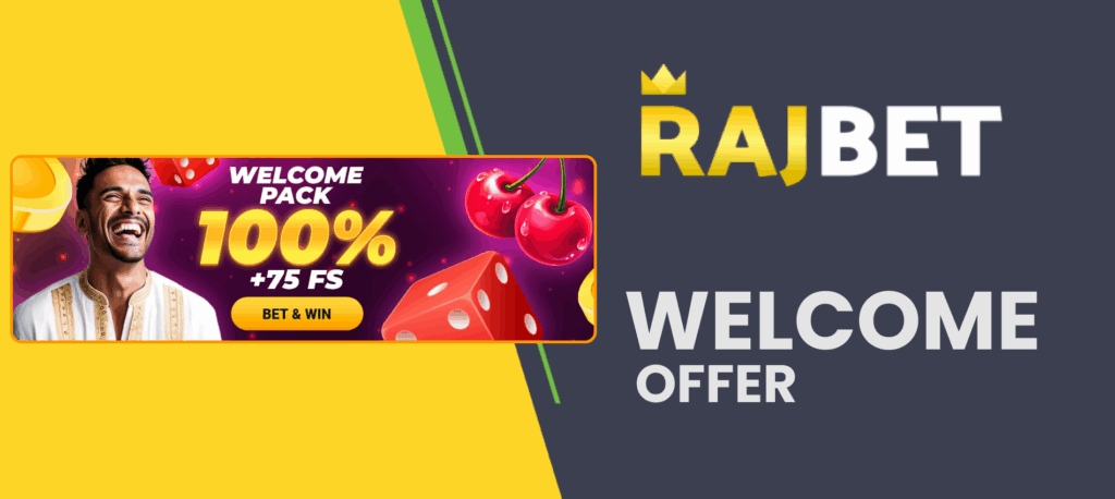 Great Welcome Bonus from Rajbet for Indian Players