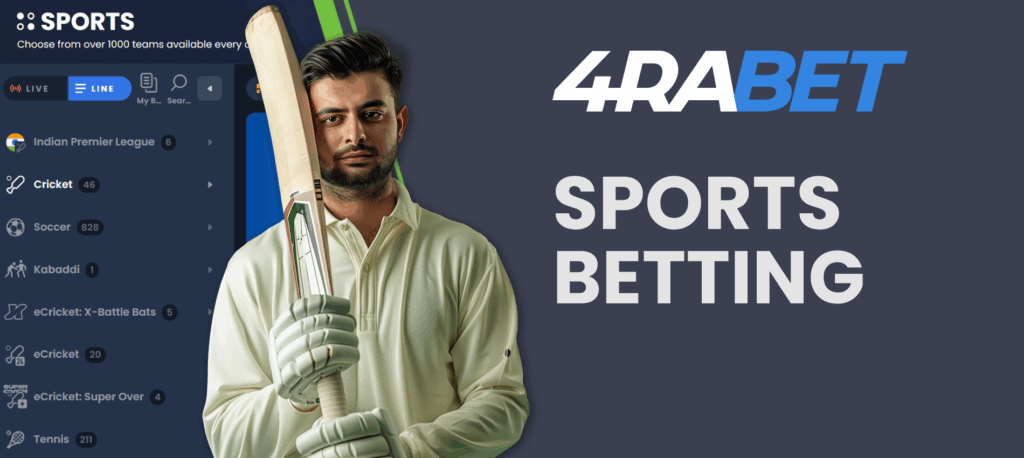 4Rabet sports betting options