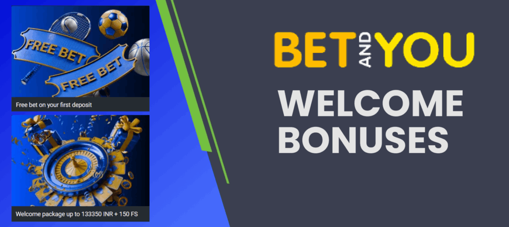 Overview of welcome offers at BetAndYou India