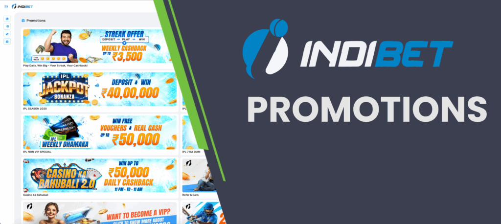 Indibet promotions and bonus offers