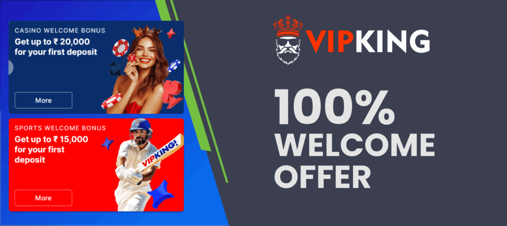 Great Vip King welcome offer for Indian players