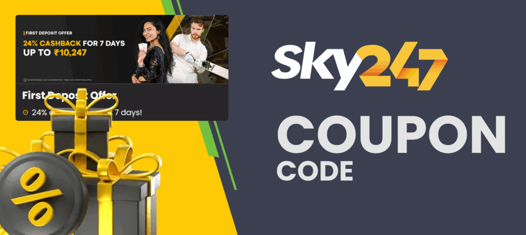 How to activate coupon and claim welcome bonus at Sky247