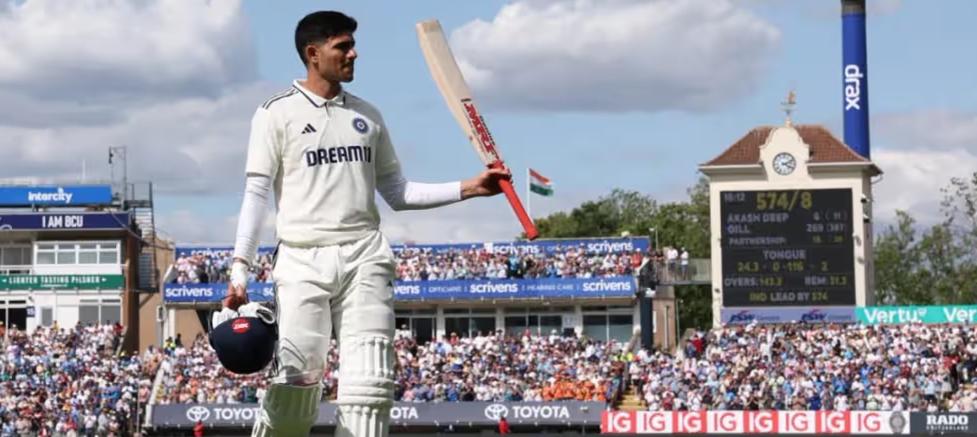 Shubman Gill and Akash Deep Lead India’s Charge